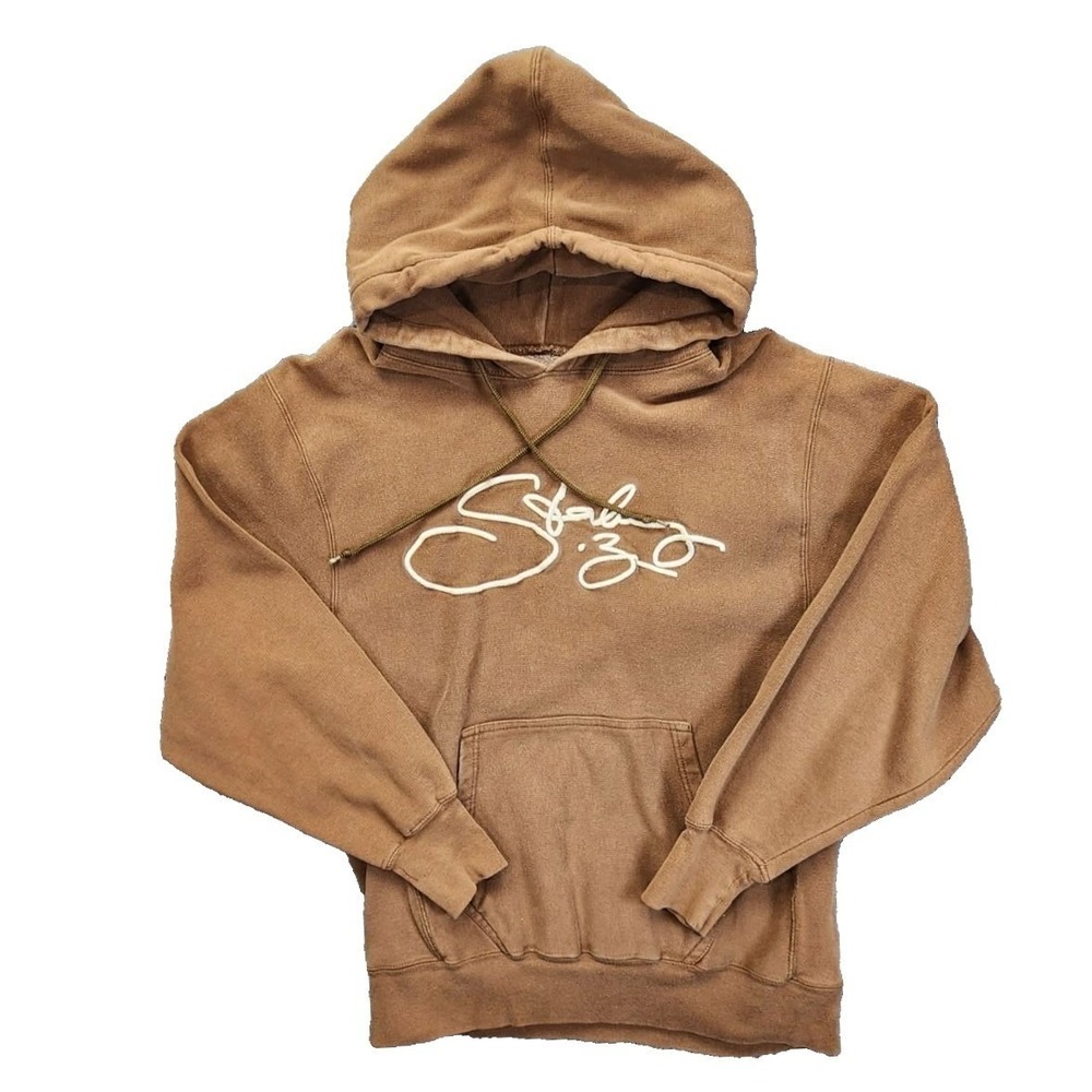 VTG Starbury Steve & Barry Hoodie Mens Large Brown‎ Embroidered Logo Pullover